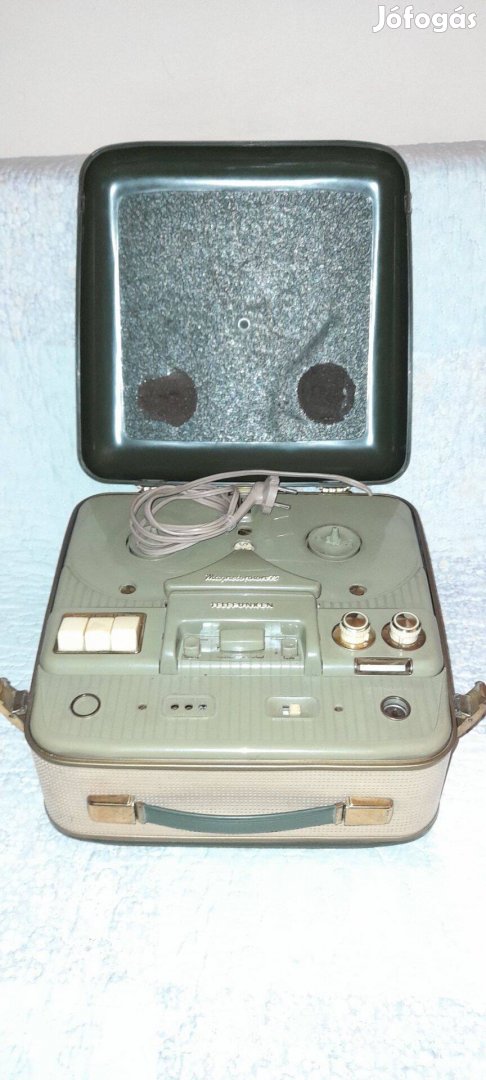 Antik , régi , vintage Telefunken 75 elektroncsöves orsós magnó