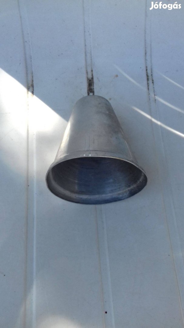 Antik alumínium a vezetékeket eltakaró lámpa harang