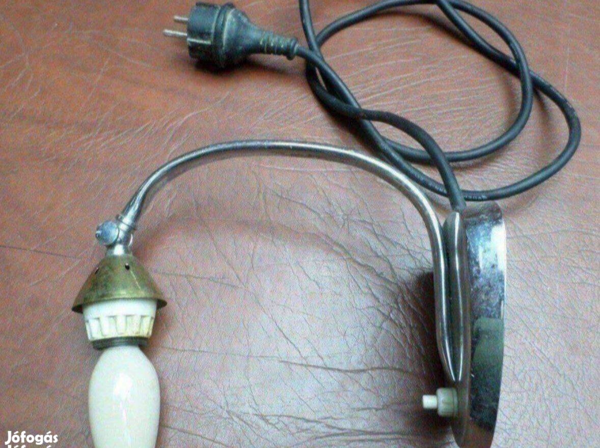Antik art deco fém lámpa falilámpa