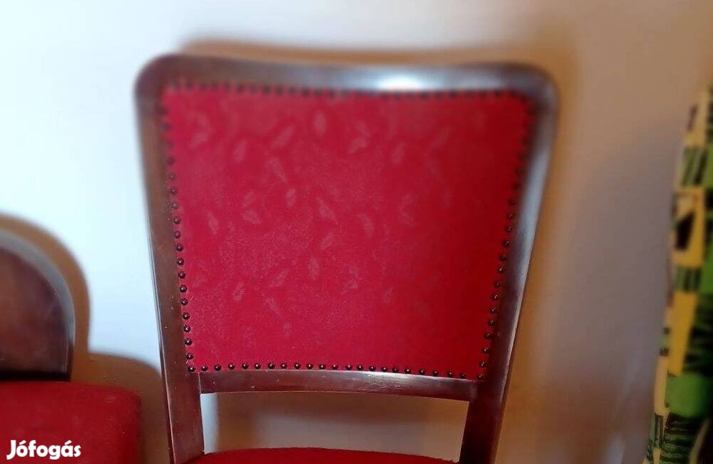 Antik art deco rugós kárpitozott szék