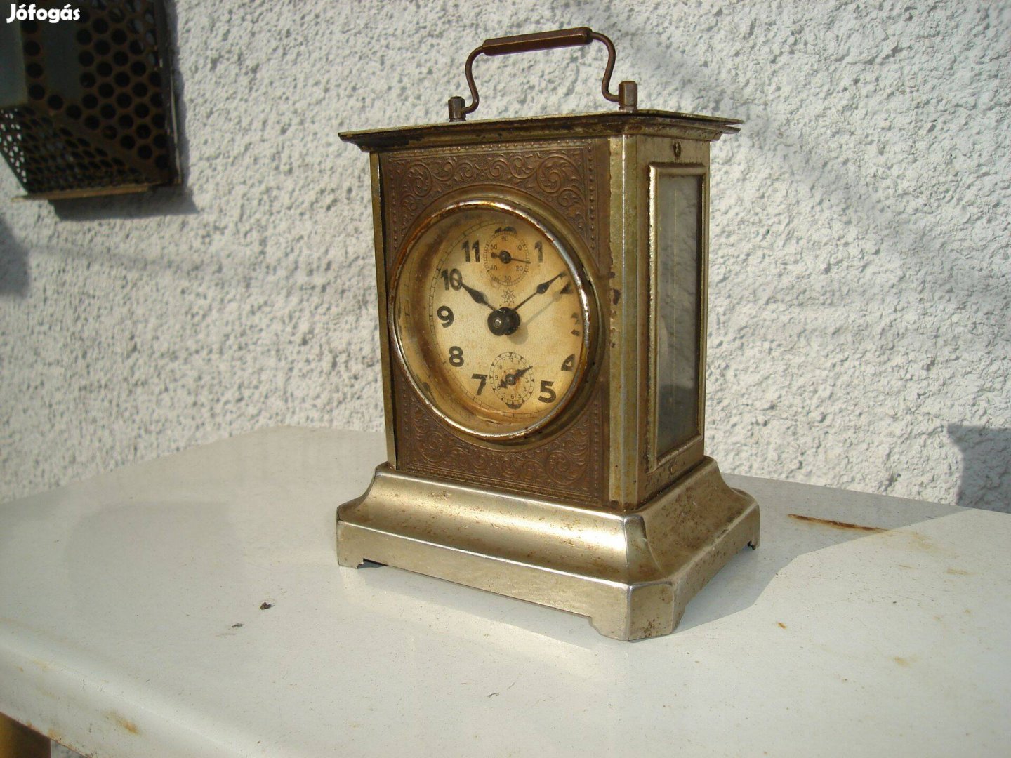 Antik asztali Junghans ébresztős óra