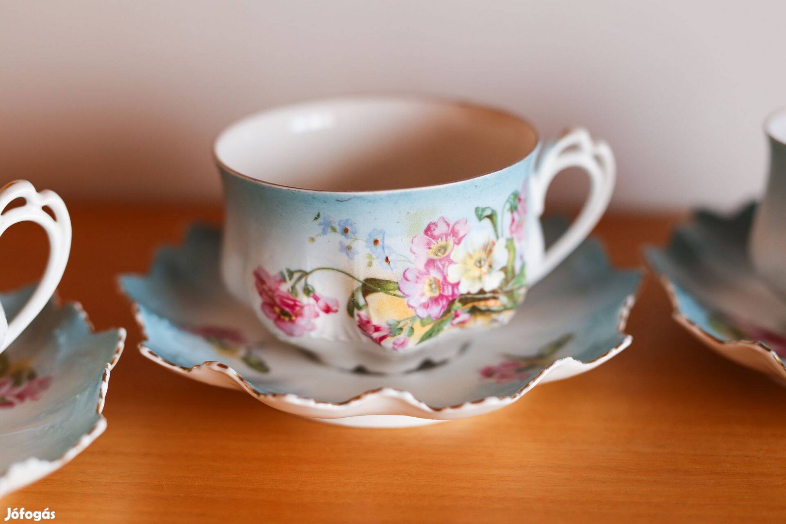 Antik ausztriai porcelán csészék - 100 éves