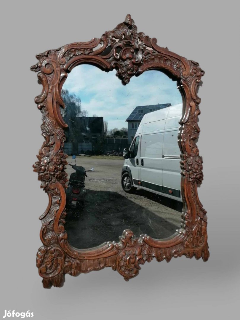 Antik barokk tükör 