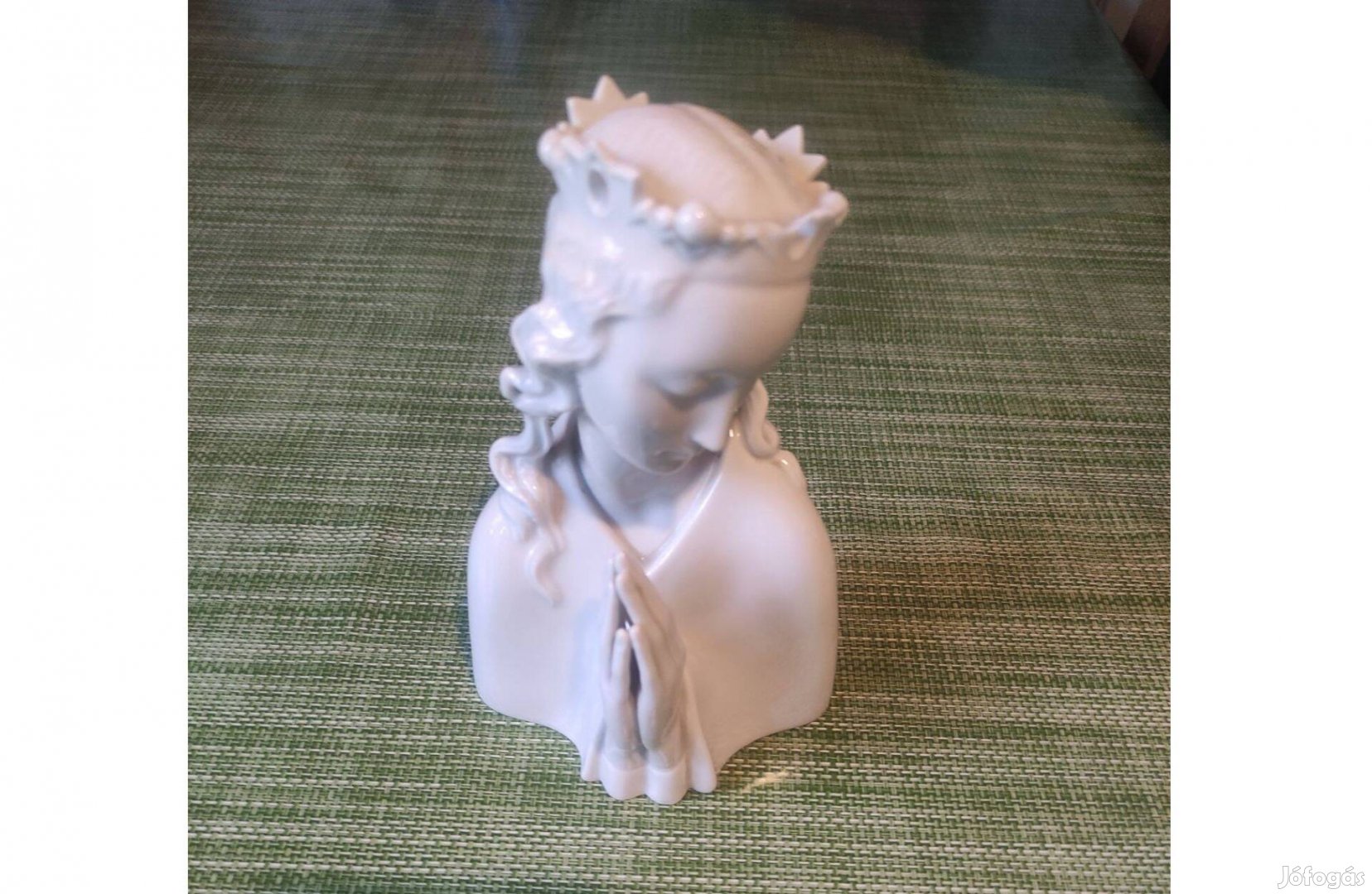 Antik bécsi augarten madonna porcelánbüszt 1930 ida schwetz