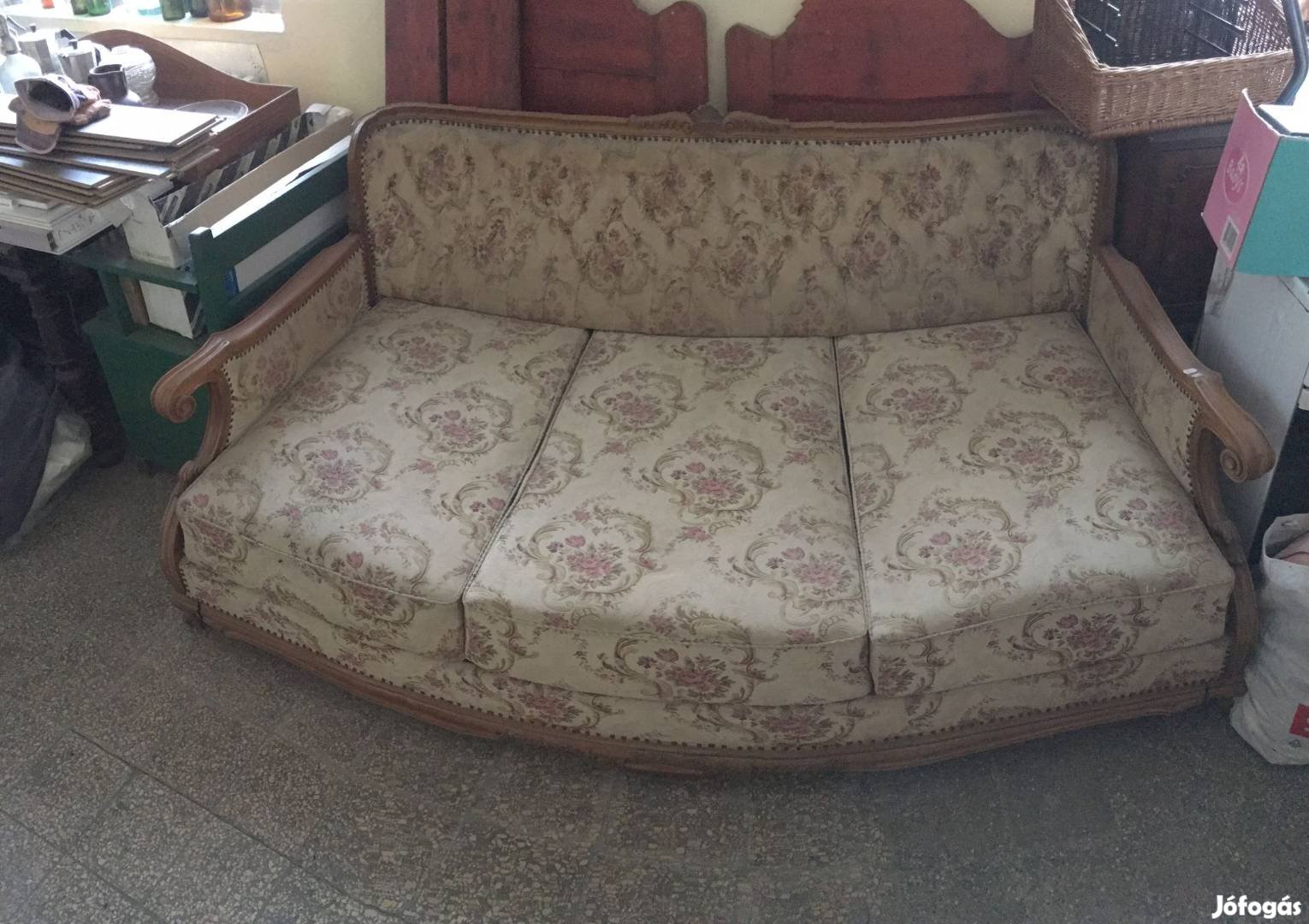 Antik bécsi barokk kanapé