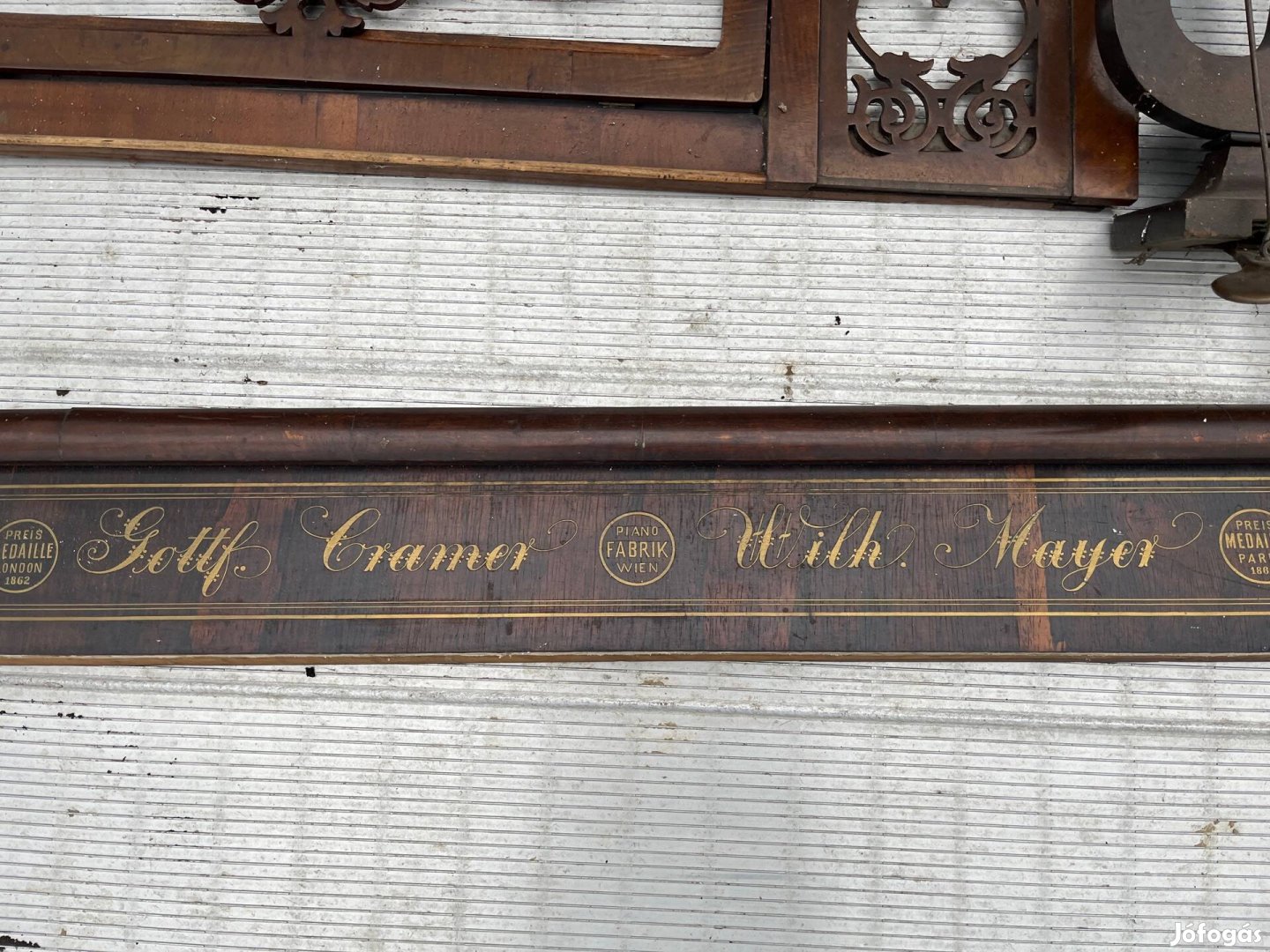 Antik bécsi zongora fellelt állapotban eladó - Azonnal átvehető a szá
