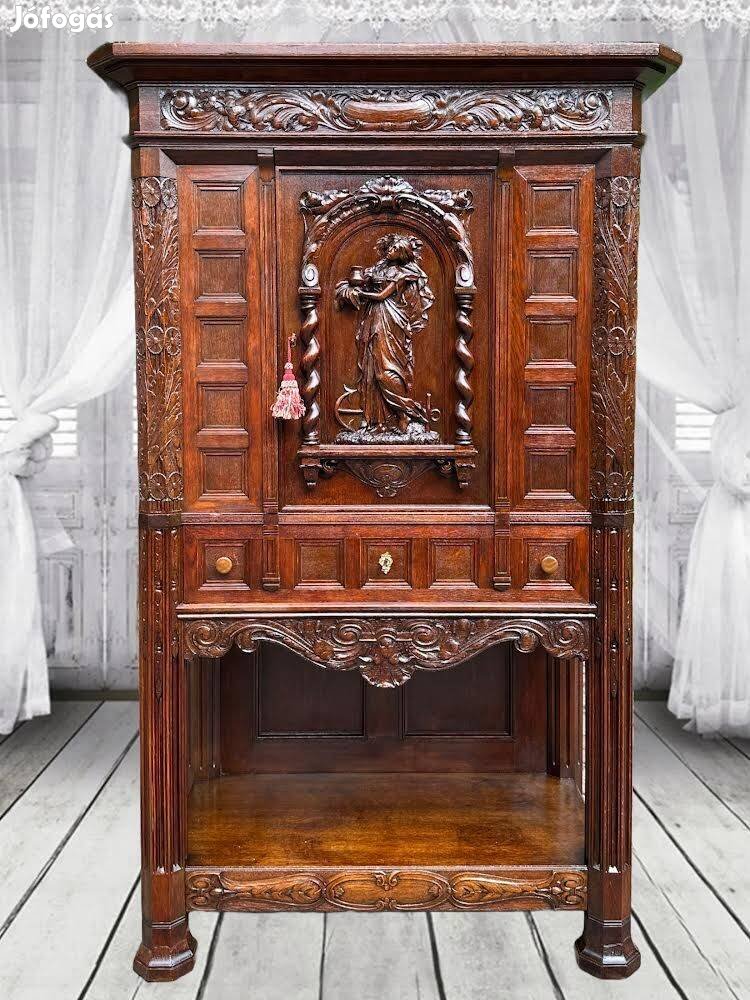 Antik bútor - neoreneszánsz kabinet szekrény