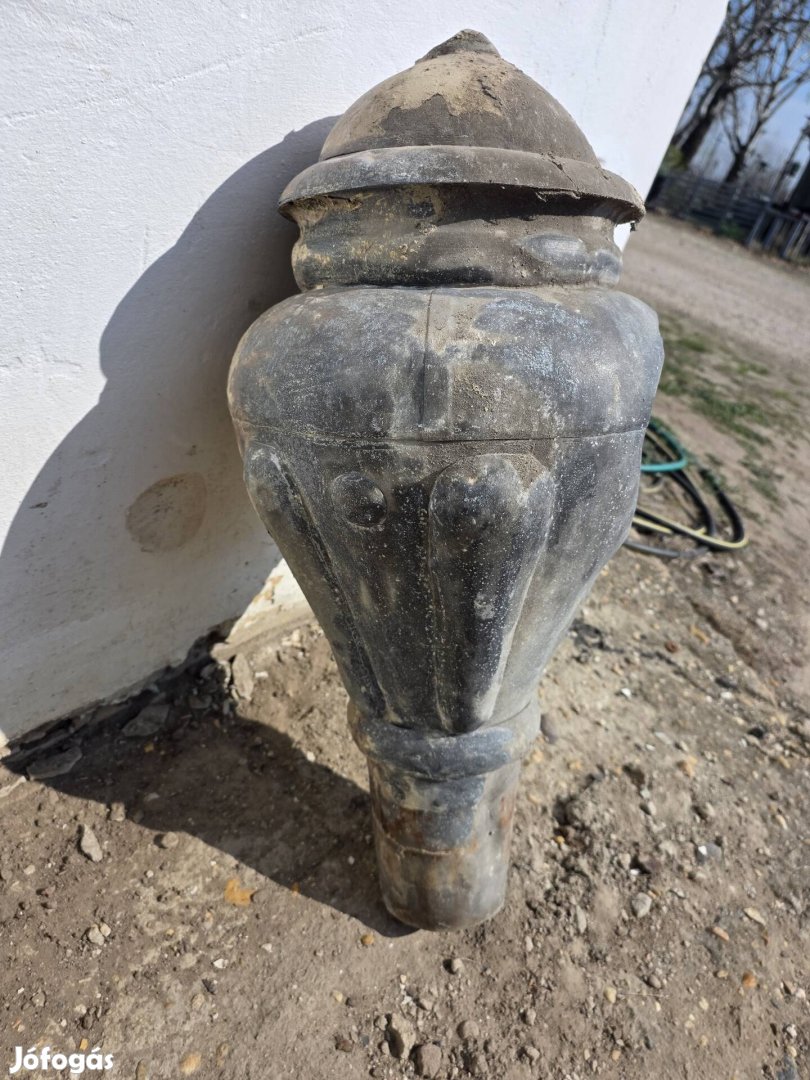 Antik csatorna bádog disz