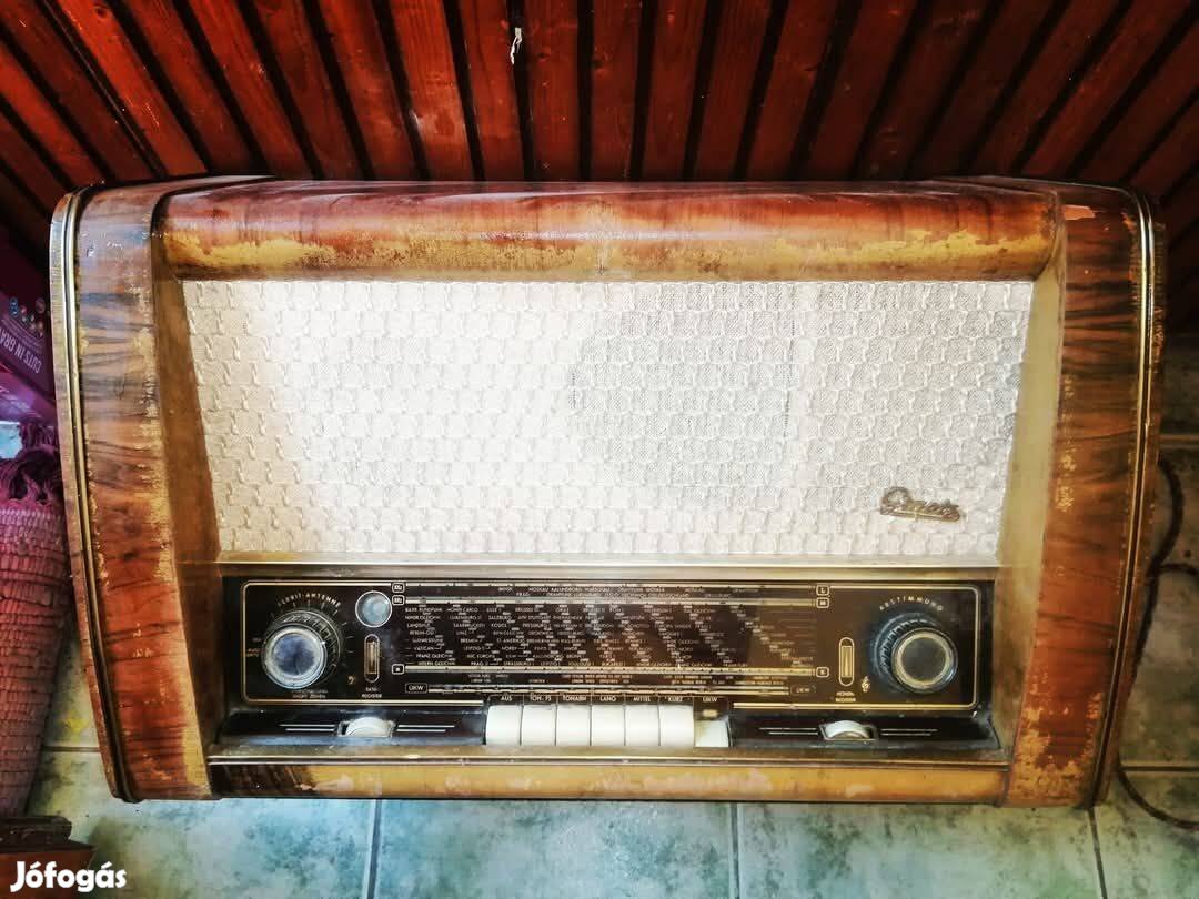 Antik csöves Graetz Fm-es 174w rádió eladó 1953-ból