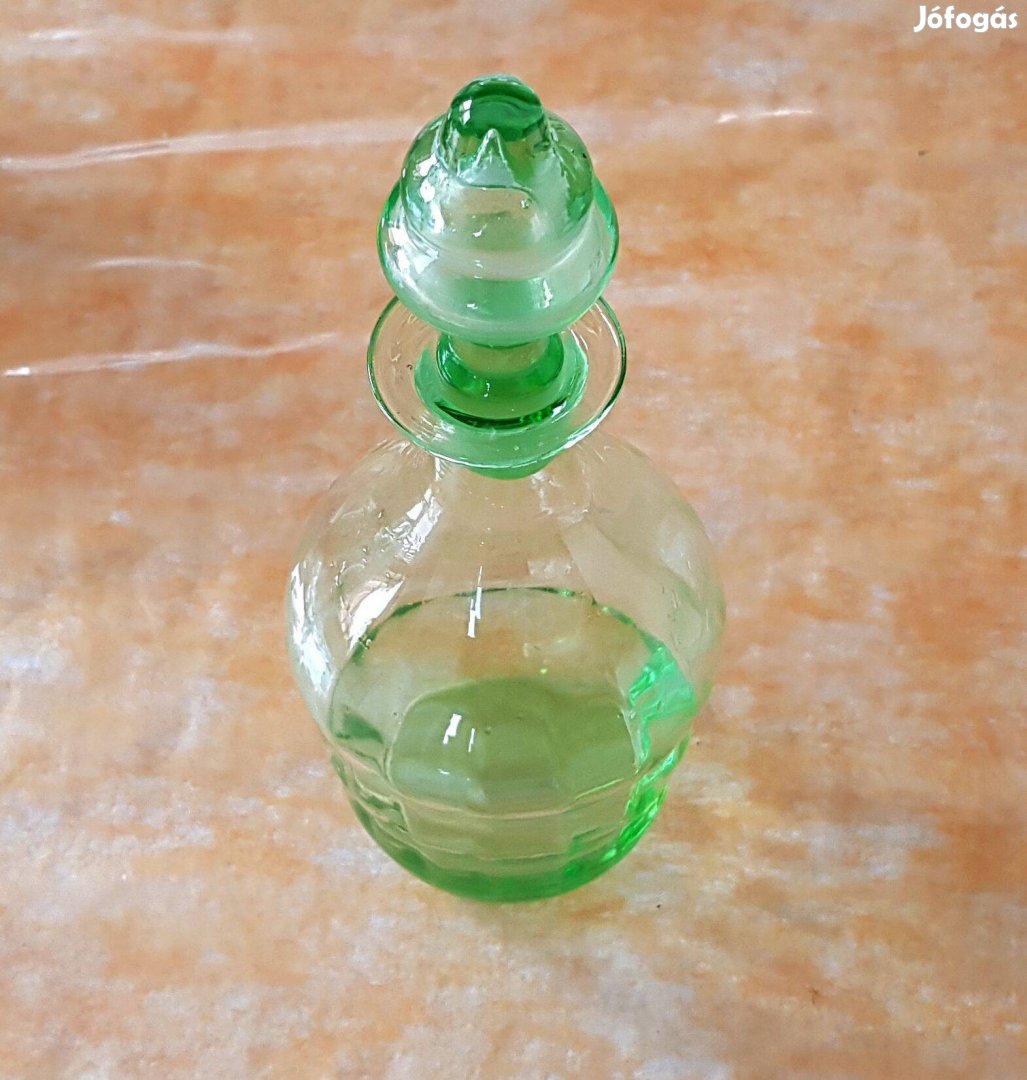 Antik dekanter, üveg ( ~ 100 éves )