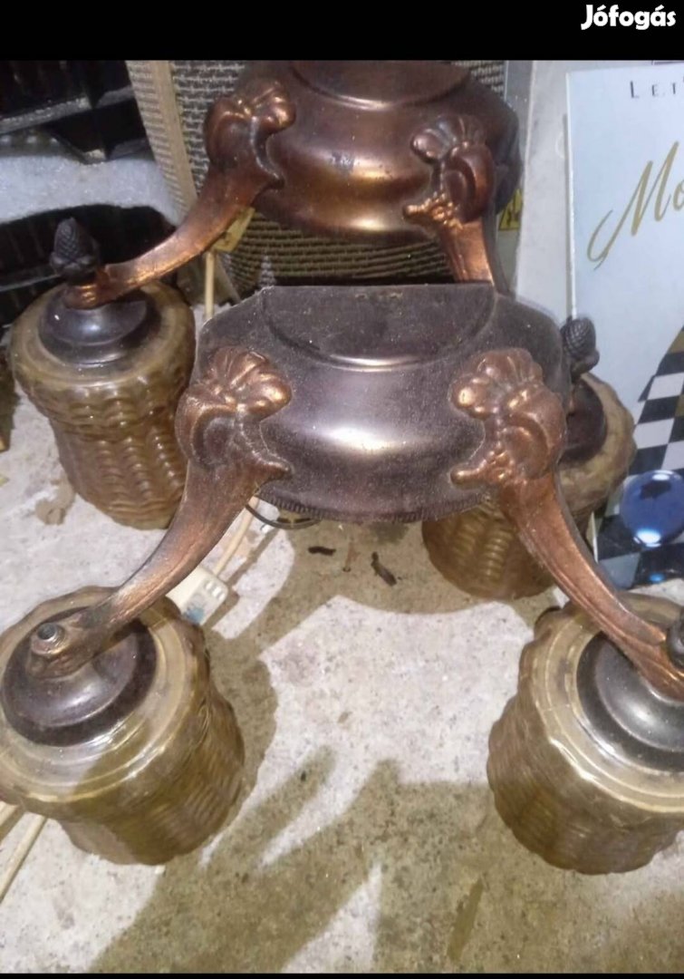 Antik éjjeli lámpa 2db