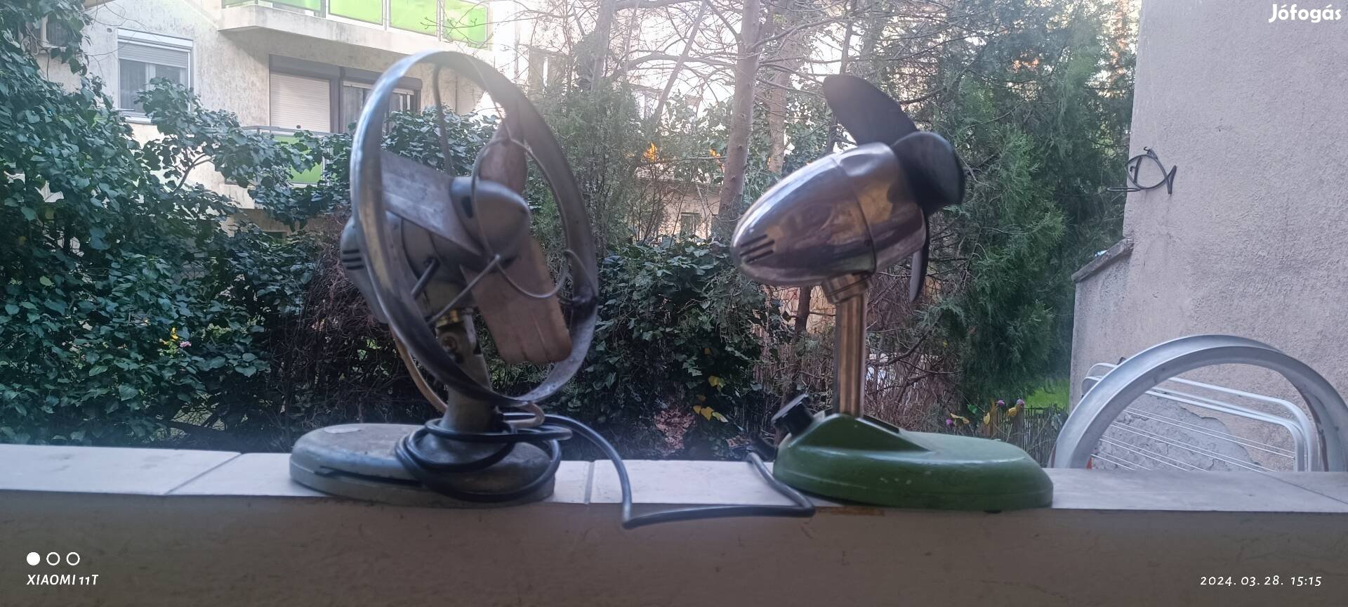 Antik elektro Praga és egy FMV 2 ventilátor, felújításra, designer 