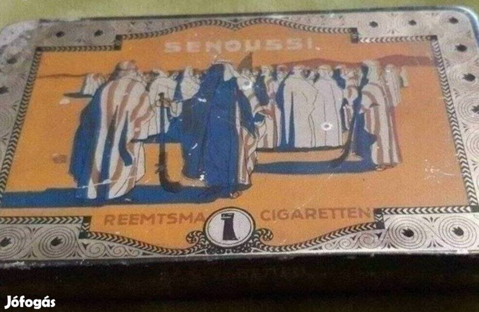 Antik fém cigarettás doboz