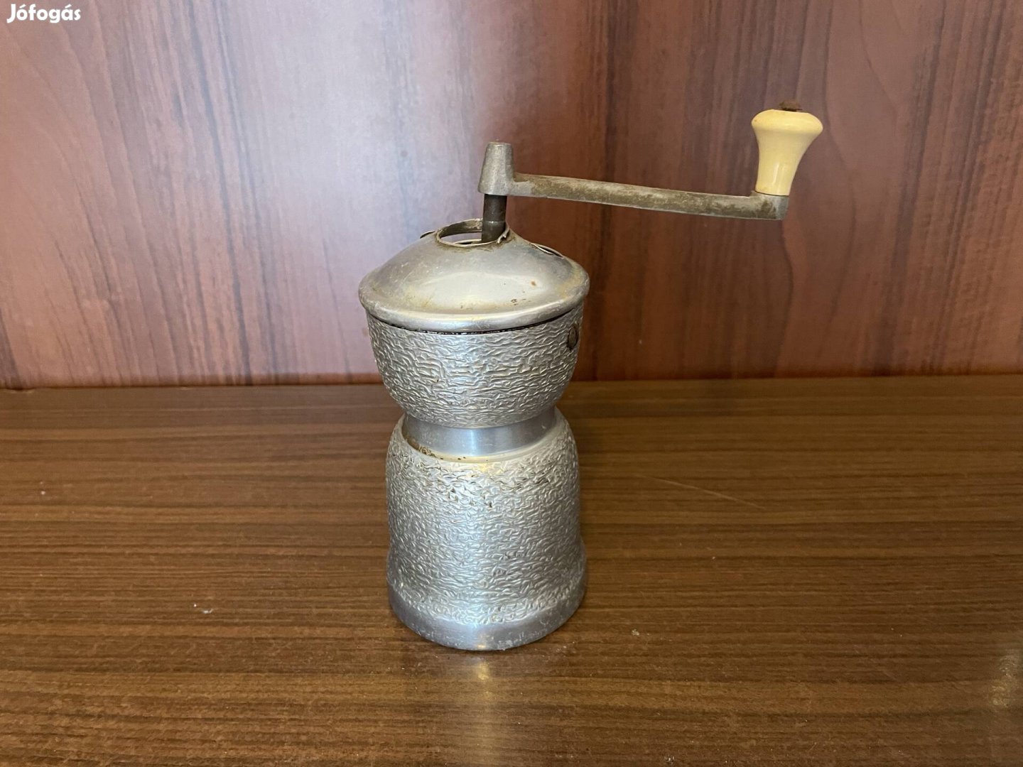 Antik fém kézi kávé, cukor daráló