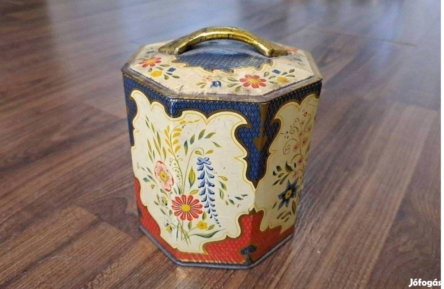Antik fémdoboz
