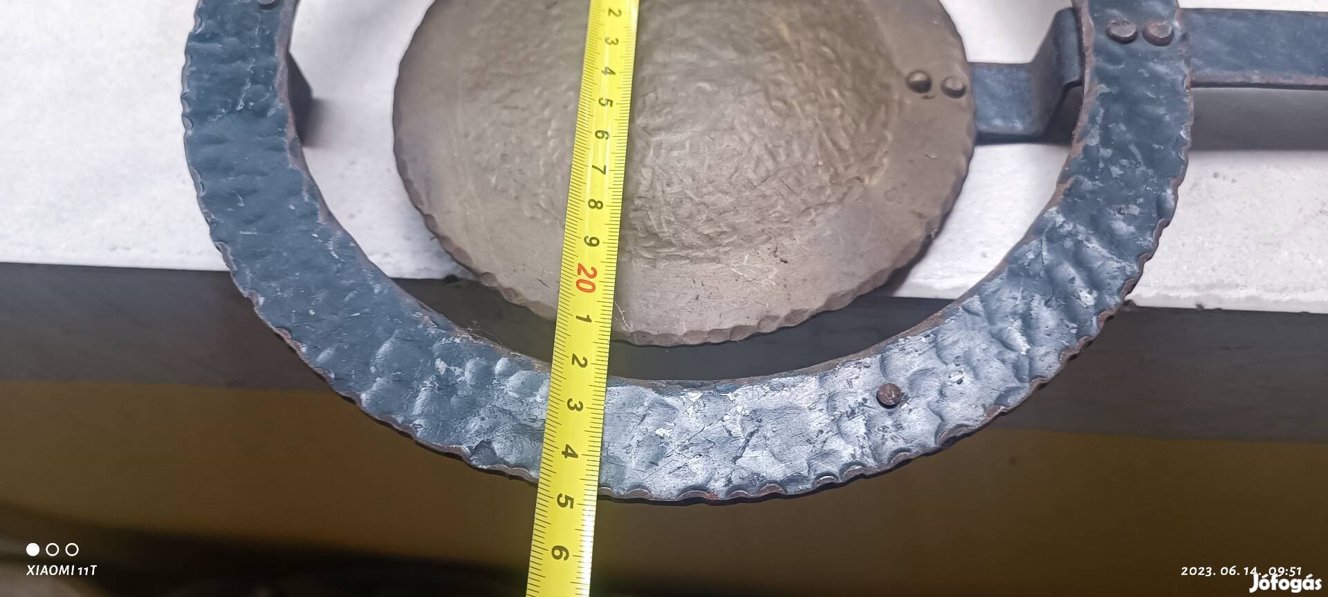 Antik gong, bronz réz, hibátlan szép hangú darab. Ritka. Posta 