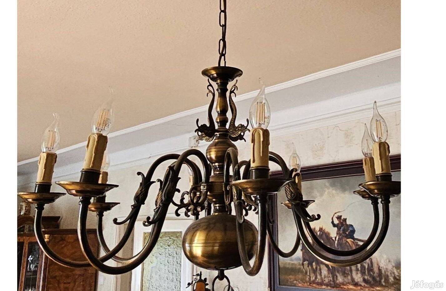 Antik hatású klasszikus mennyezeti lámpa eladó