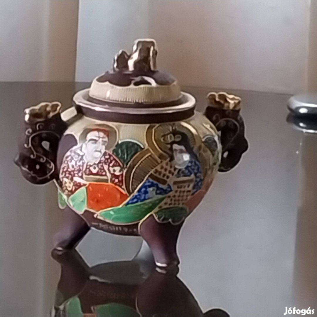 Antik japán füstölő edény hibátlan