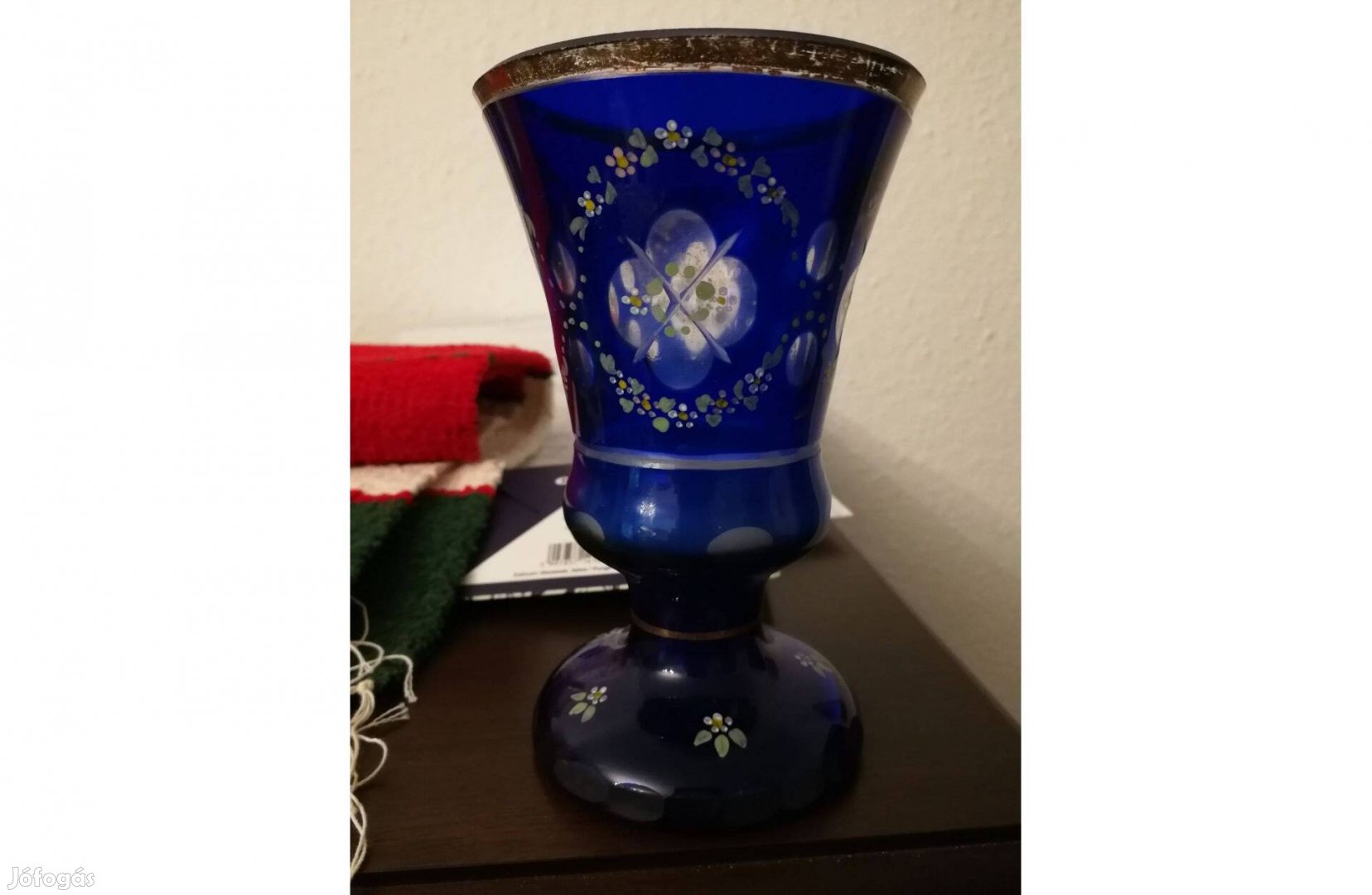 Antik kék váza