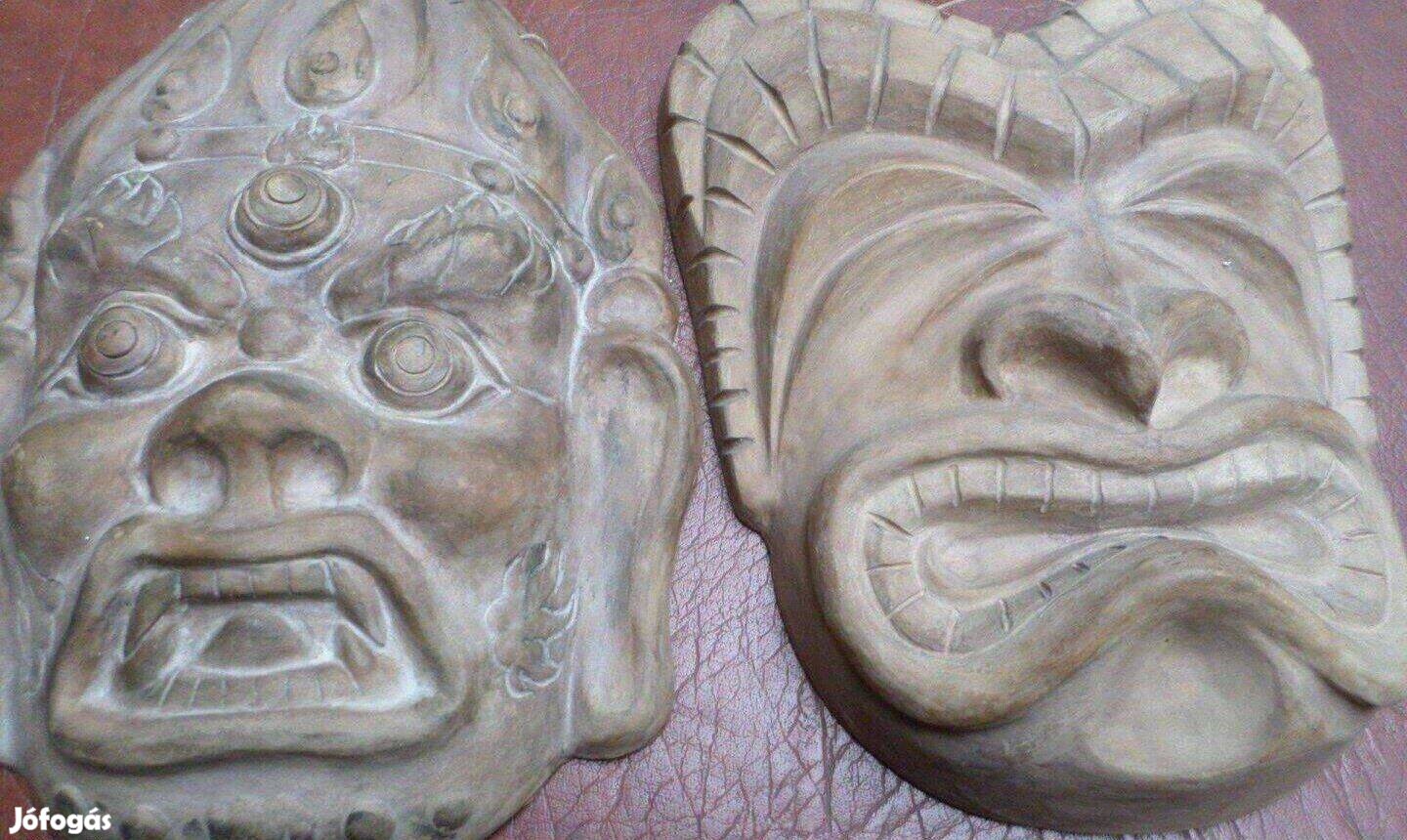 Antik kerámia maszk Afrikai