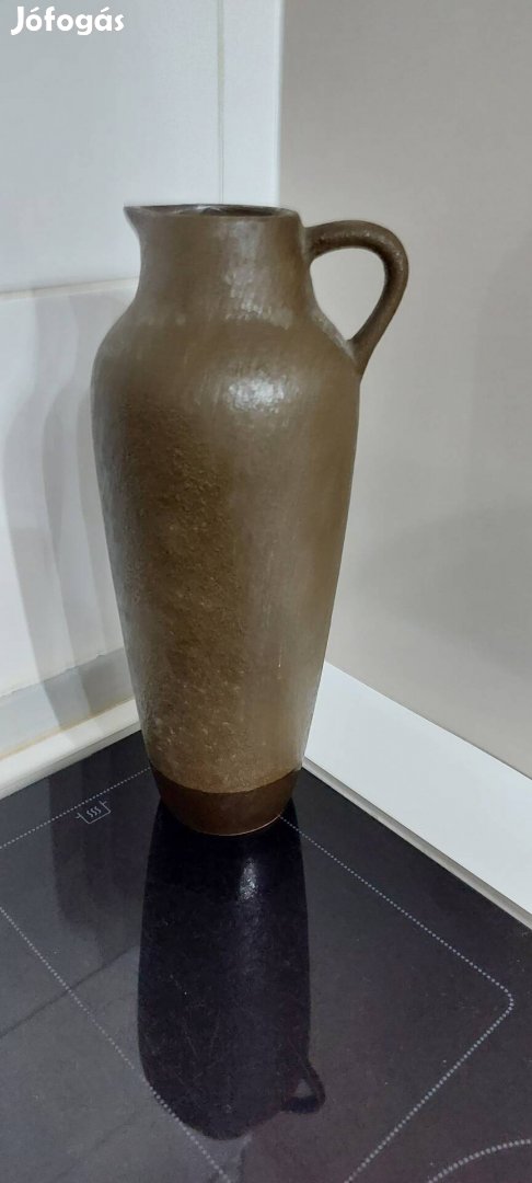 Antik kerámia nagy méretű füles váza
