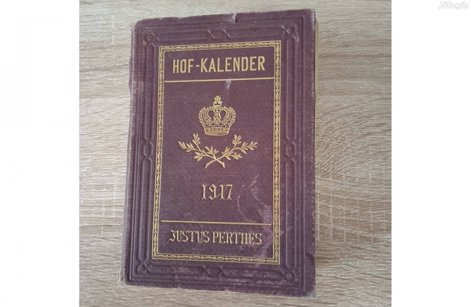 Antik könyv német Hof-Kalender 1917