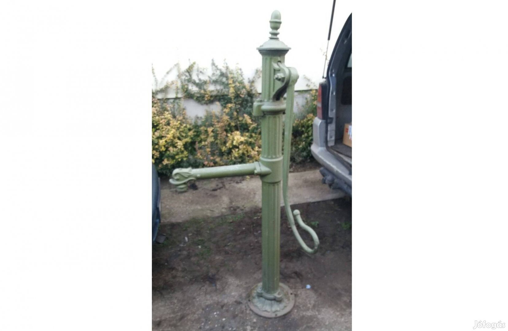 Antik magyar öntöttvas kút használható debreceni szállitás