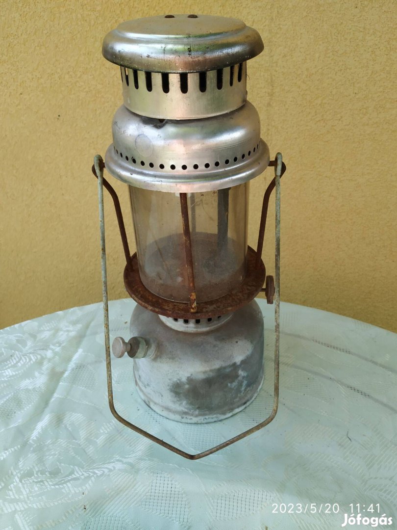 Antik nagyméretű gázlámpa viharlámpa eladó! 40 cm