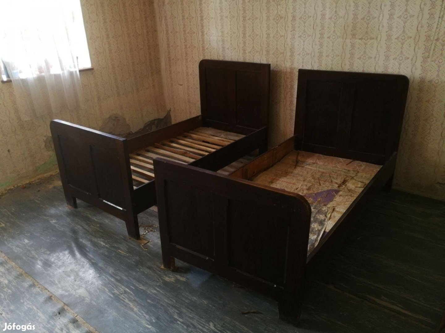 Antik pároságy, régi paraszt ágy