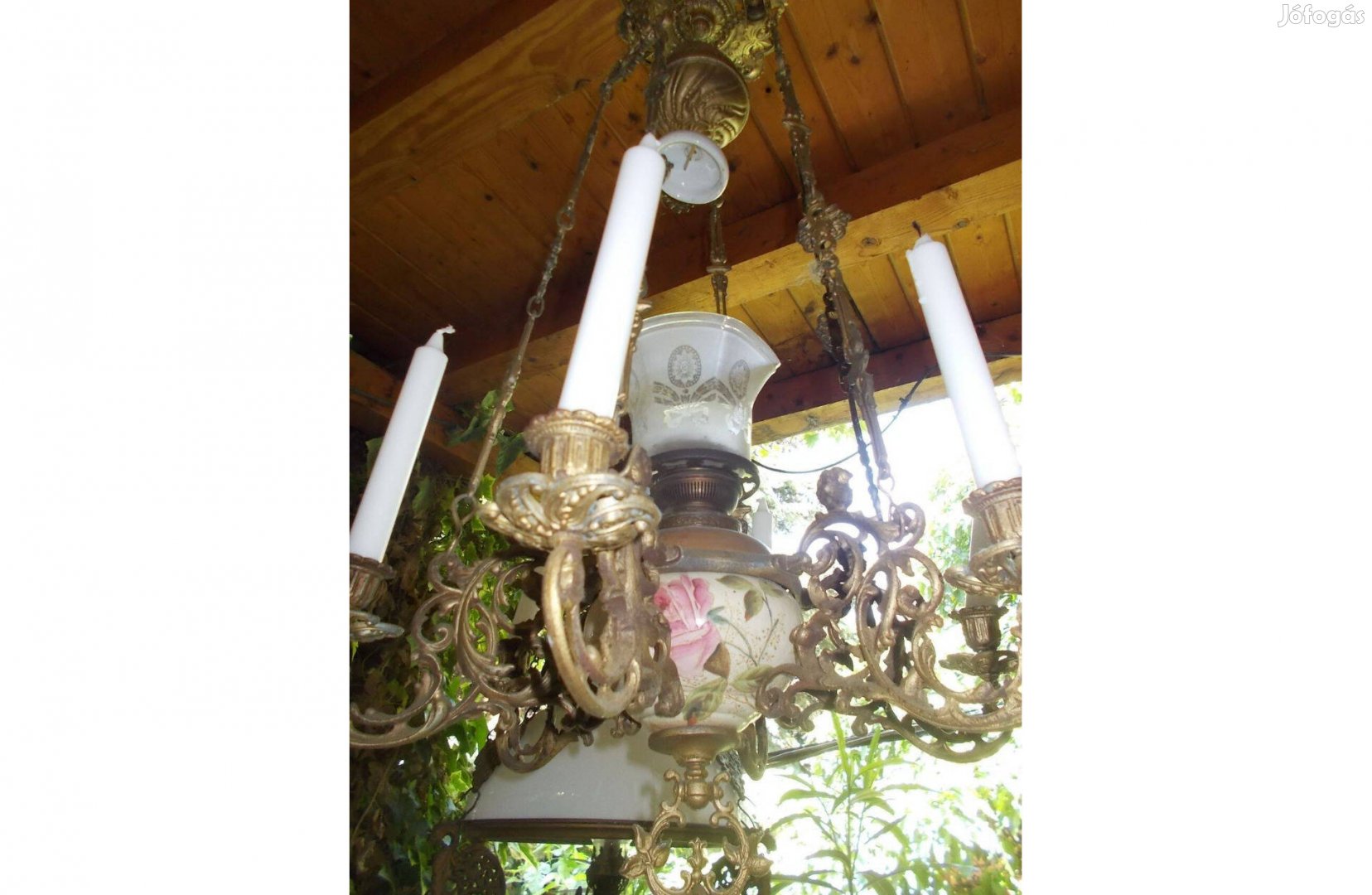 Antik petróleum lámpa ,lüszter lámpa
