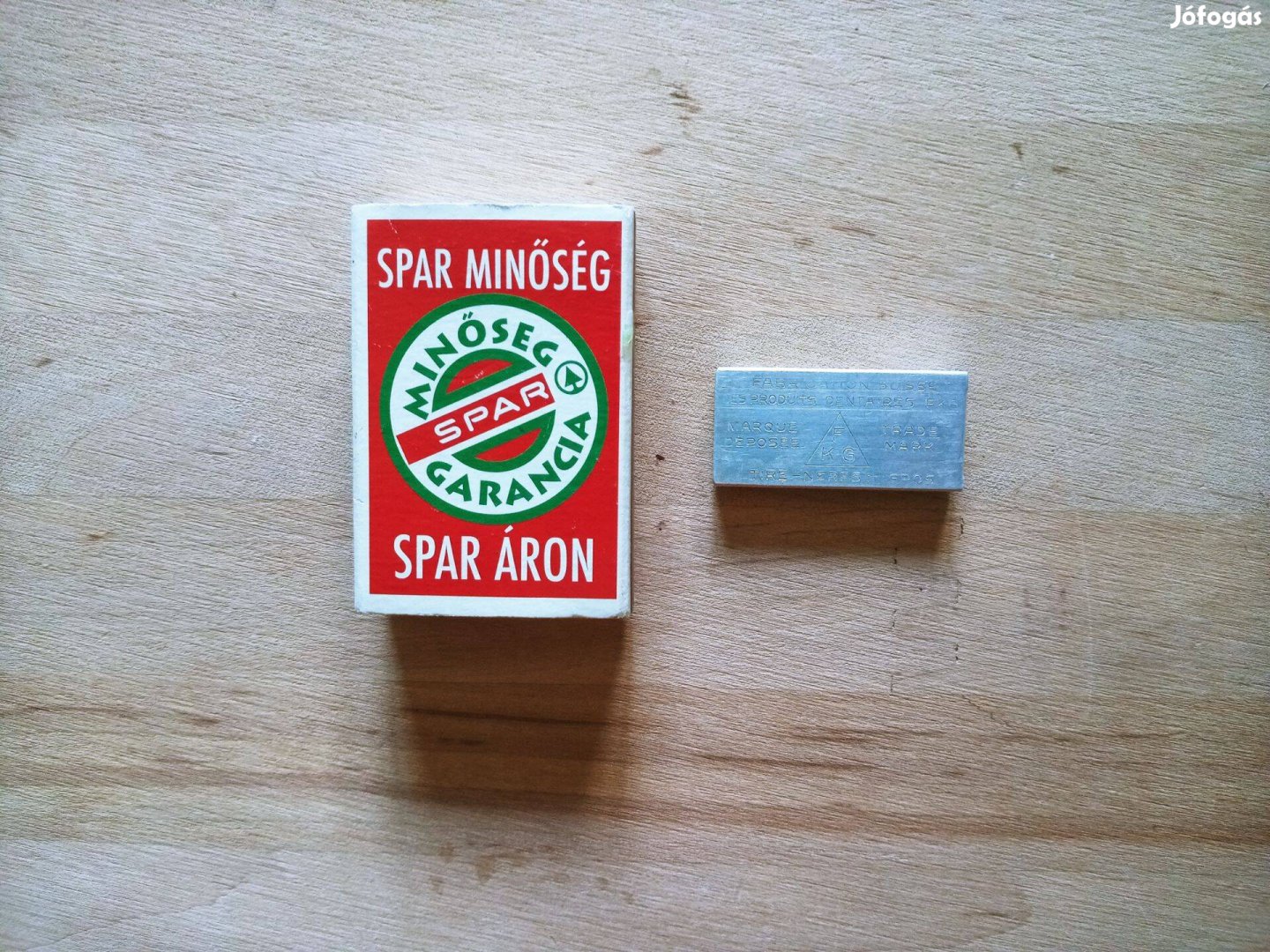 Antik pici fém orvosi doboz fogorvosi tű tartó