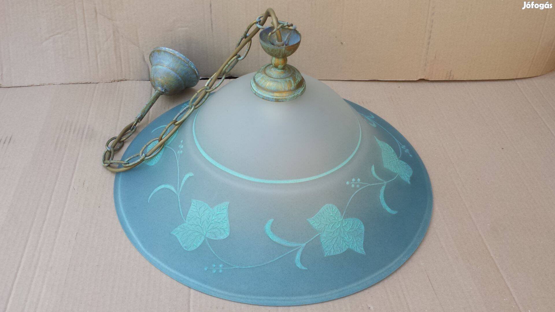 Antik régi függőlámpa mennyezeti lámpa átmérő 45 cm eladó