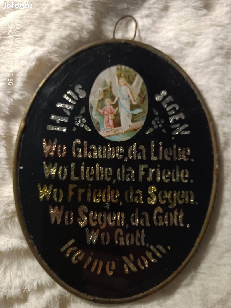 Antik régi házi áldás németül