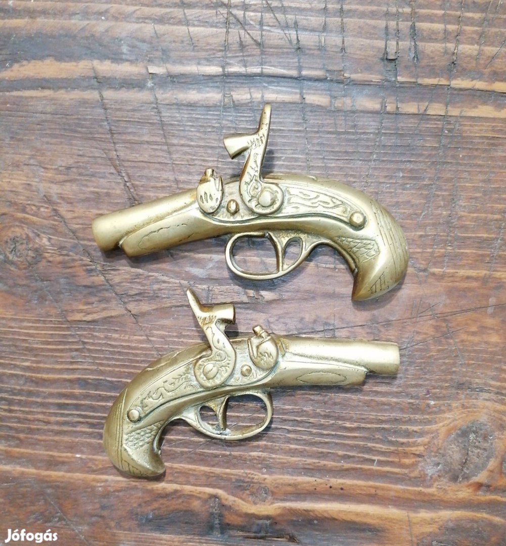 Antik régi réz fali dísz