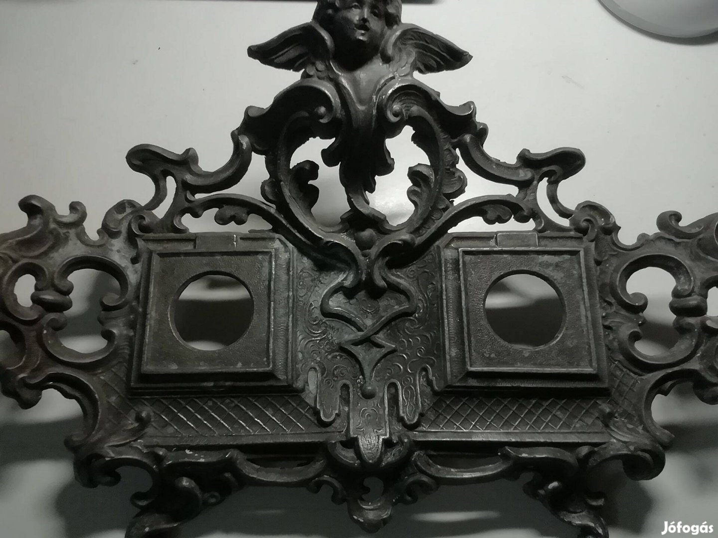 Antik ritka francia tinta tartó 1850