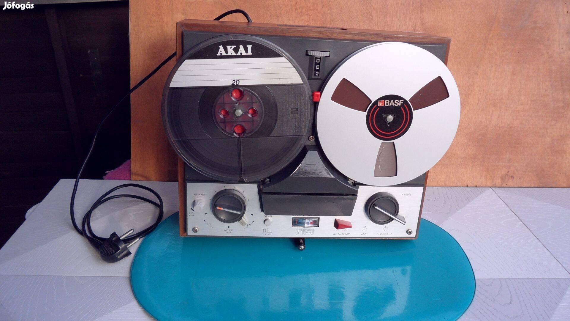 Antik szalagos magnetofon magnó Ausztria kettő seb.max 185