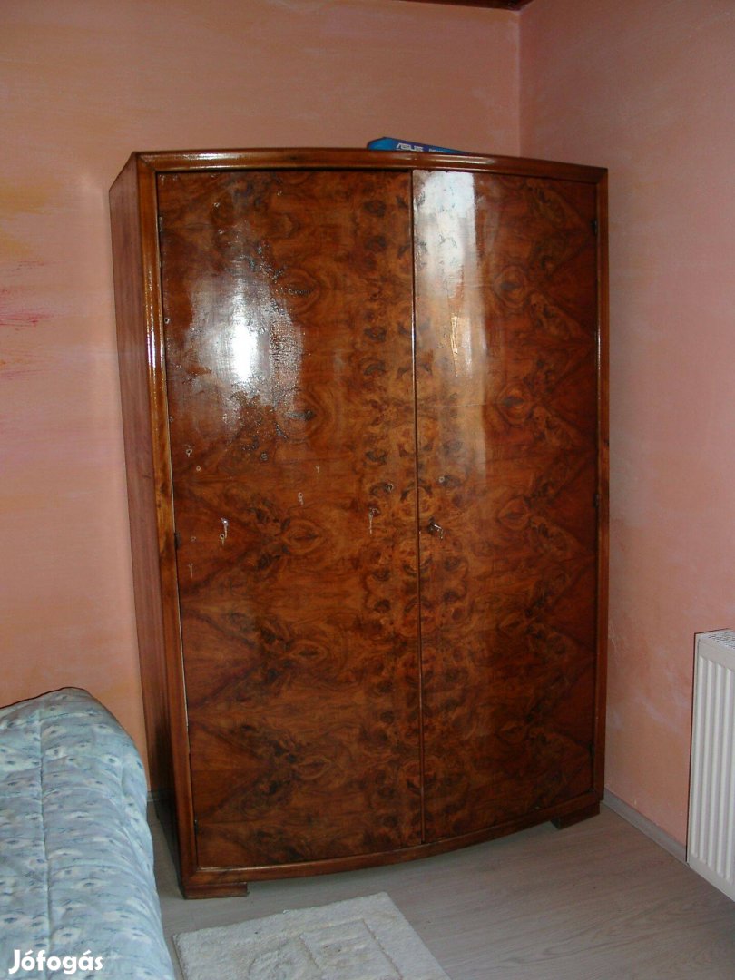 Antik szekrény, nagy, 2 ajtós