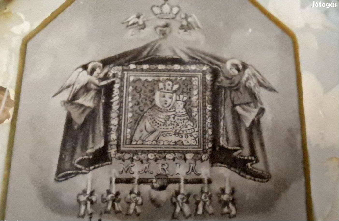 Antik szentkép 9x7 cm