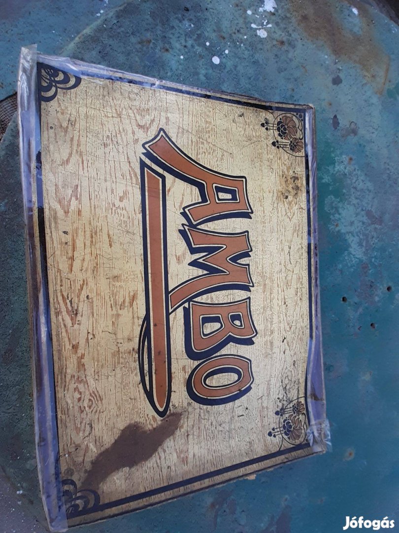 Antik társasjáték a játékszabályzattal együtt