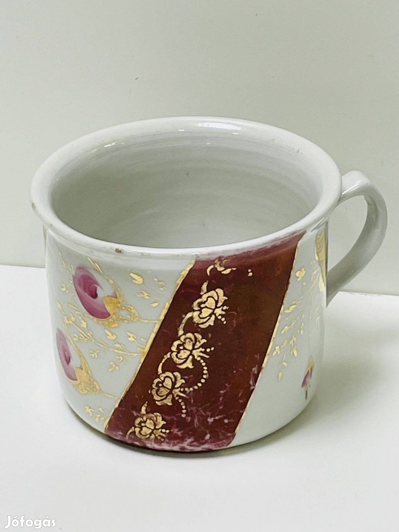 Antik tejeskakaós bögre