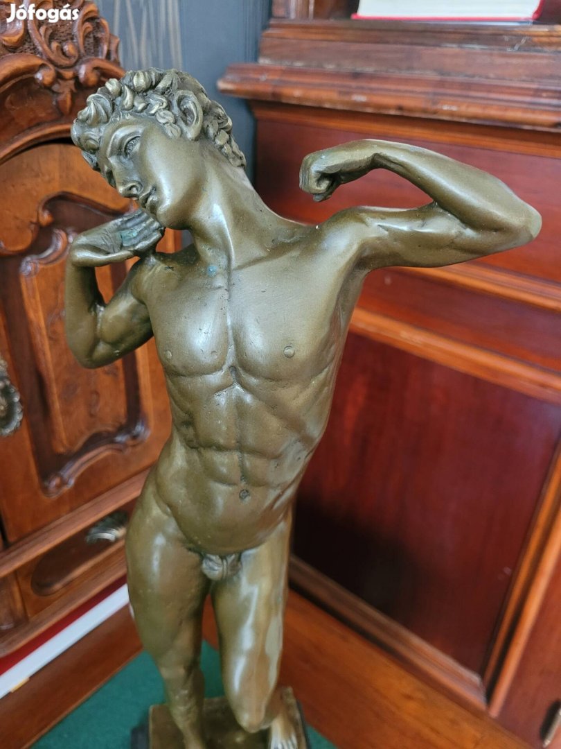 Antik tömör bronz szobor
