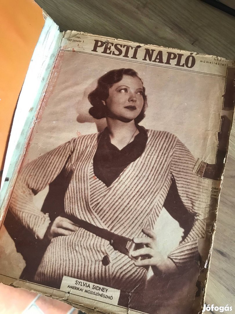 Antik újság - Pesti Napló 1933