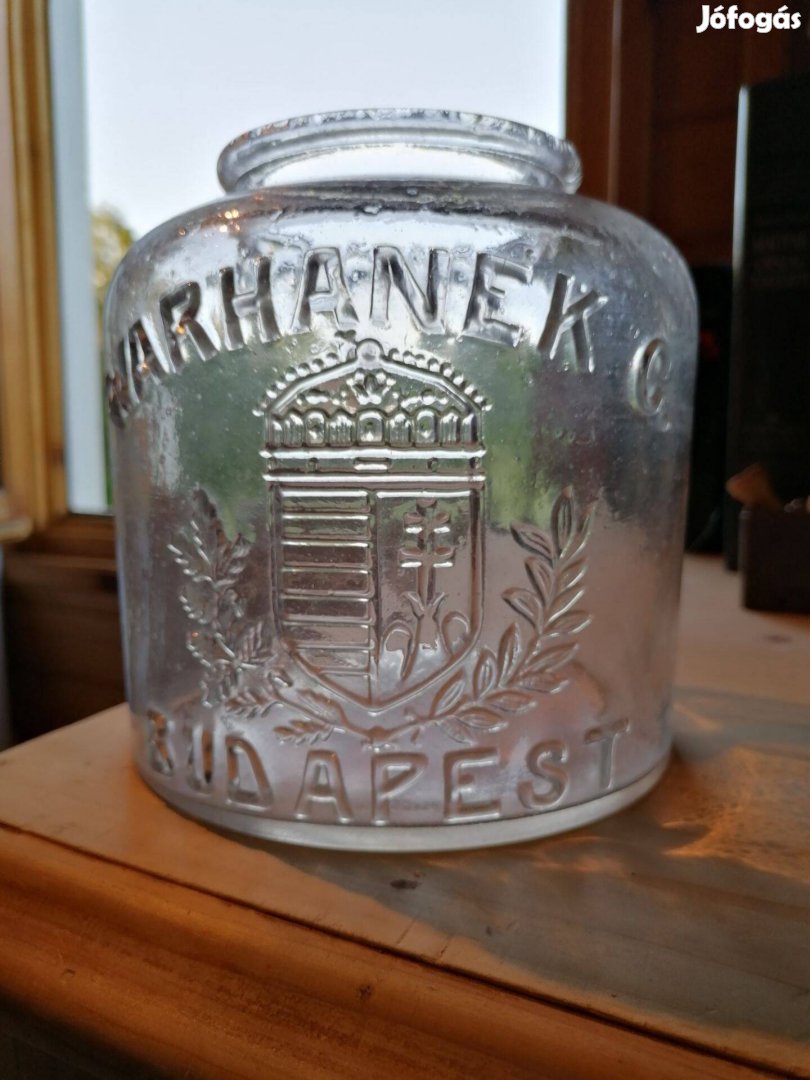 Antik üveg Warhanek C. Budapest