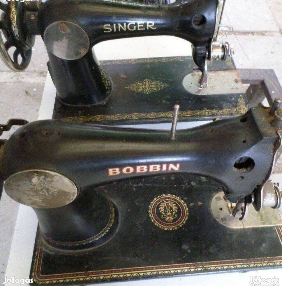 Antik varrógép Bobbin Singer