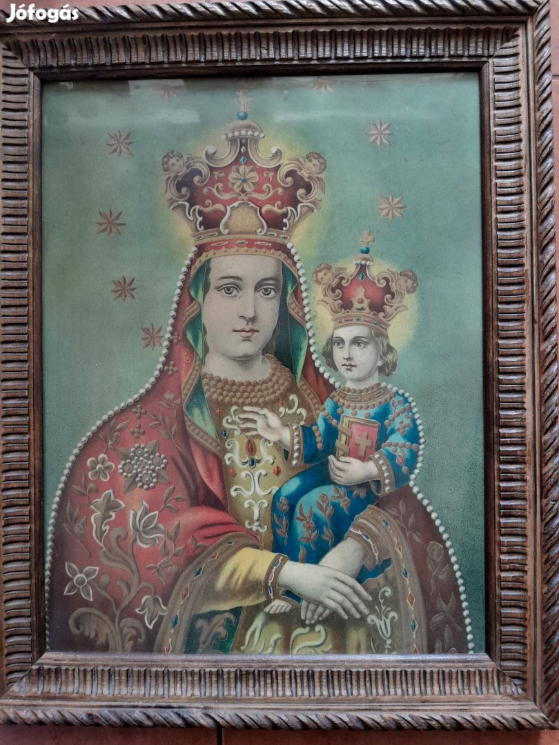 Antique Szent kép, Mária kis Jézussal