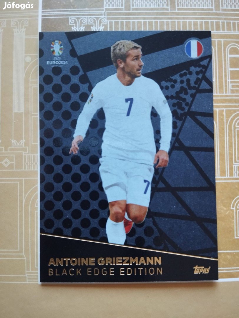 Antoine Griezmann (Franciaország) Black Edge Euro 2024 kártya