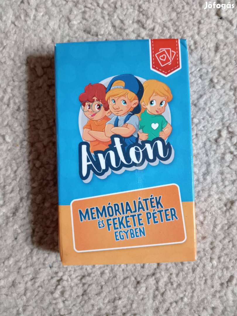 Anton memóriajáték és Fekete Páter kártyajáték egyben