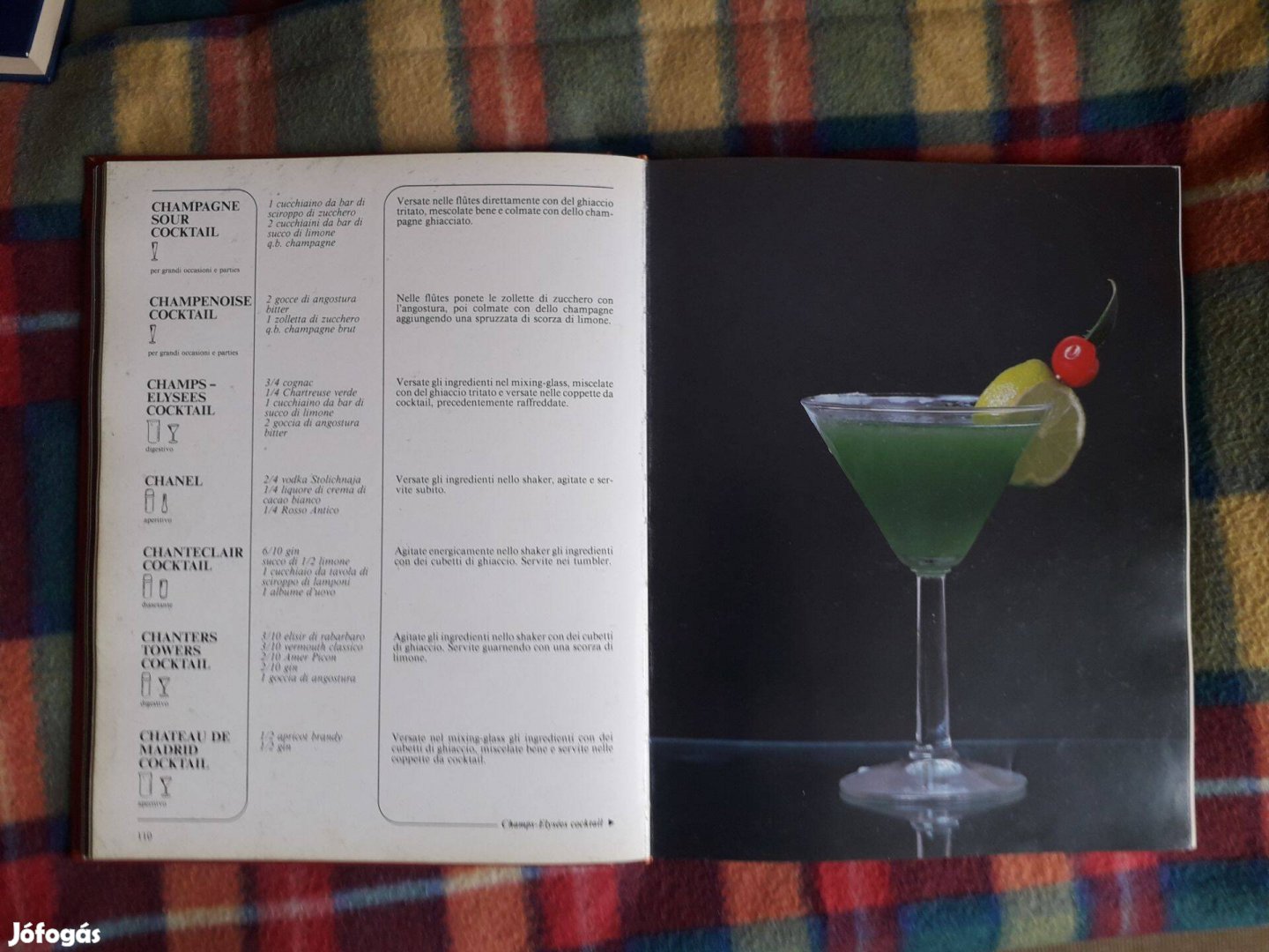 Antonio Primiceri: Cocktails Koktélok Receptek