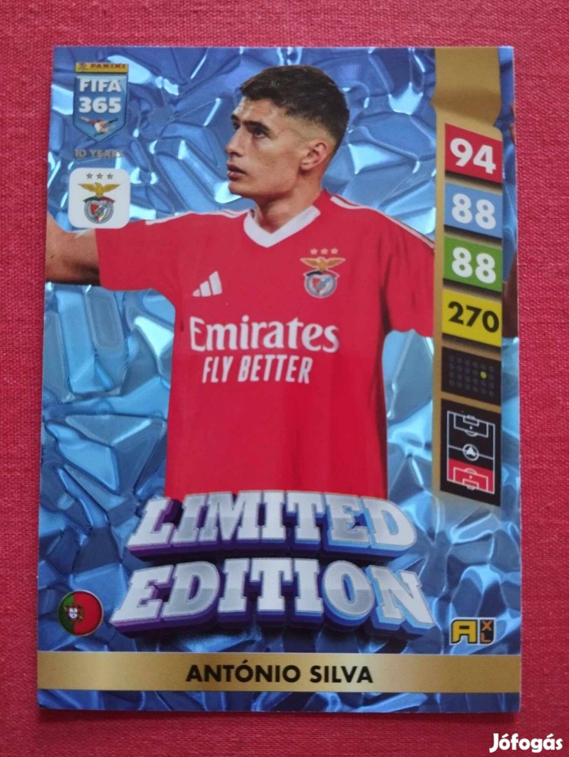 Antonio Silva (Benfica) FIFA 365 2025 Limited Edition focis kártya