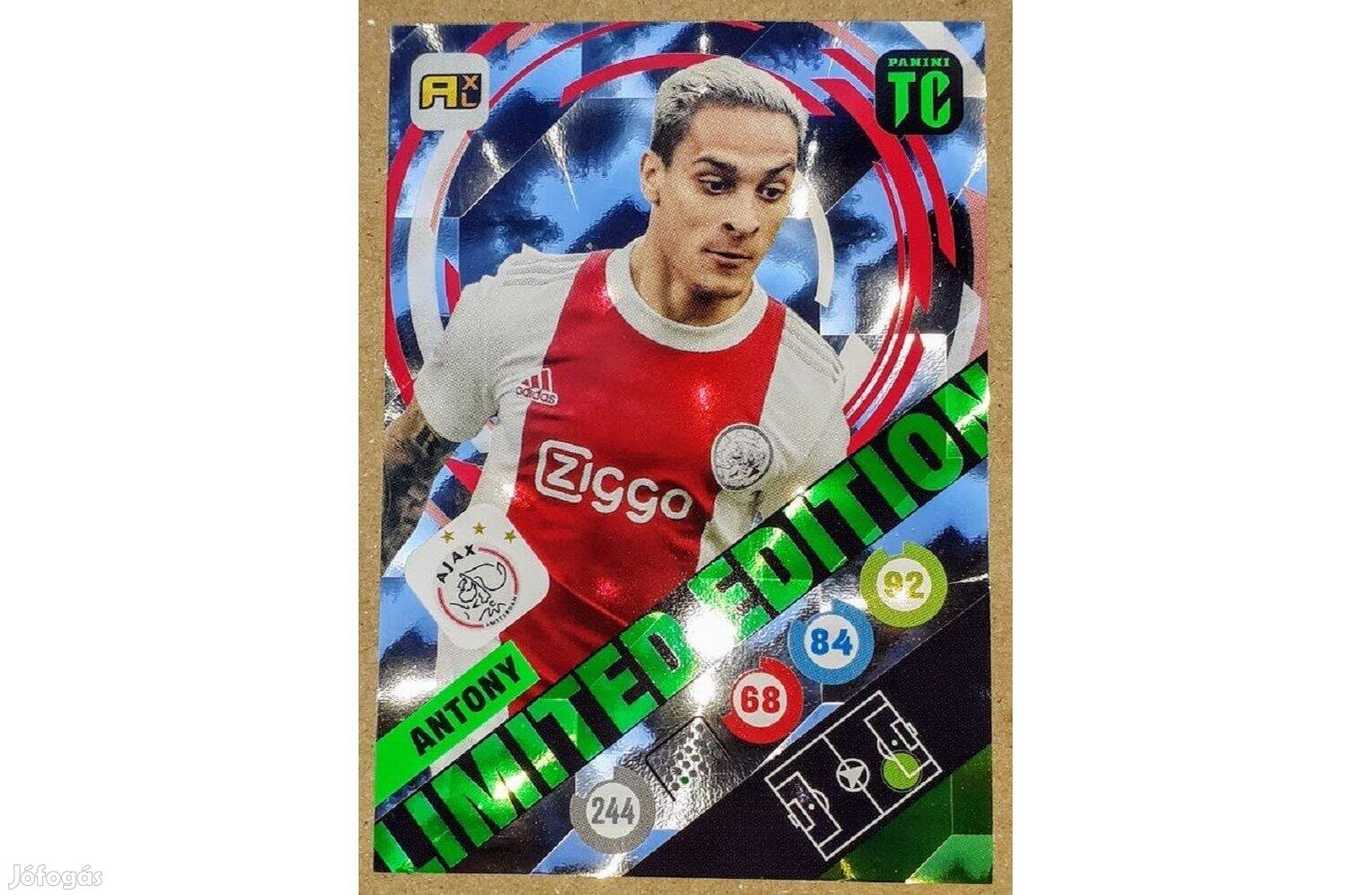 Antony Ajax Limited Edition focis kártya Panini Top Class 2022